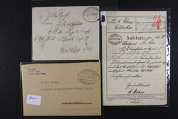 BAHNPOSTSTEMPEL, Briefalbum mit Belegen von Germania bis Bund