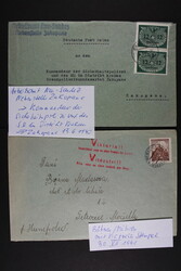 FELDPOST 2. und 1. WK., Posten in 6 großen und kleinen Alben, dabei ...