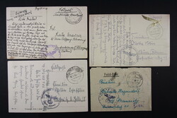 FELDPOST 2. WK, Posten von 32 Belegen aus Lagern und dem Osten u.a. ...