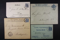STADTPOST, Posten von 15 Belegen ab 1896 gebr. und ungebr., dabei u.a ...