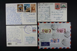 JORDANIEN, Posten von ca. 32 Belegen, dabei AK, etc