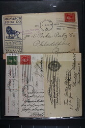 USA, schöne Sammlung der Maschinenstempel TIME CUMMINS Maschine im ...