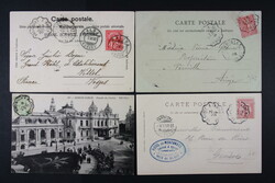 FRANKREICH BAHNPOST, Posten von ca. 64 Belegen auf AK ab 1897