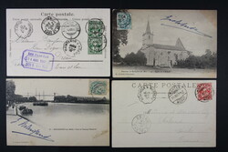 FRANKREICH BAHNPOST, Posten von ca. 64 Belegen auf AK ab 1897