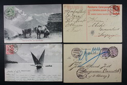 SCHWEIZ, Posten von 33 Belegen mit BP-Stempeln auf AK ab 1887, dabei ...