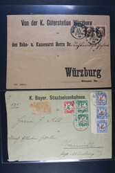BAYERN DIENST, kleines Lot von 27 Belegen mit EF,MeF und MiF, dabei ...