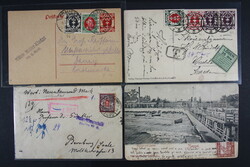 DANZIG, Posten von ca. 50 Belegen ab 1876, dabei AK, Feldp. 1.2.WK, ...