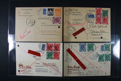 BUND, hochinter Posten von Postkarten bzw. Ganzsachen mit ...