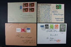 BUND, kleiner Posten von 38 besseren Belegen aus Nr. 115 bis 379, ...