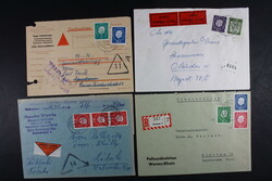 BUND, Mappe mit über 50 Belegen Heuß Medaillon, dabei untersch. ...