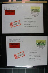 BUND, Briefposten mit u.a. FDC's ab den späten 50erJahren inkl. Wofa ...