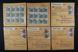 BUND, kleine Bauwerke, Paketkarten mit waager. Paaren und Einheiten, ...