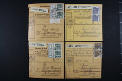 BUND, kleine Bauwerke, Paketkarten mit waager. Paaren und Einheiten, ...