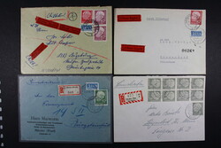 BUND, Lot von über 50 Belegen Heuß mit untersch. Verwendungen wie ...