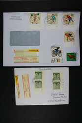 BUND, Lot von 30 Belegen mit Formnummern, etc., dazu lose Stücke