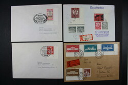 BUND, Lot von 30 Belegen mit Formnummern, etc., dazu lose Stücke