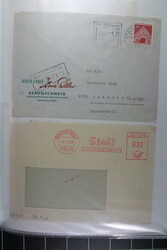 BUND, Sammlung Belege Postautomation aus 1967 bis Ende 80erJahre in 4 ...