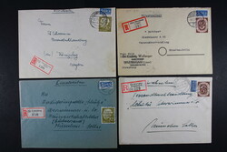 BUND, Holzkiste mit einigen hundert Belegen 50erJahre, dabei viele ...