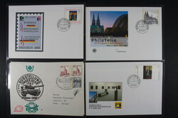 BUND, EURO Ganzsachen, Holzkiste Randvoll mit ungebr. und blanco ...