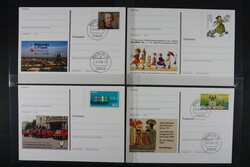 BUND, EURO Ganzsachen, Holzkiste Randvoll mit ungebr. und blanco ...