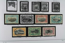 BELGISCH KONGO 1886-1901, Sammlung */gest. im Klemmbinder, teils auch ...