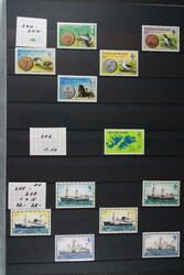 FALKLANDINSELN, postfr. Sammlung aus Nr. 117-925 im Steckbuch, dazu ...