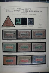 FRZ. SOMALIKÜSTE/DSCHIBUTI 1893-1967, sehr schöne reichhaltige ...