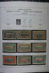 FRZ. SOMALIKÜSTE/DSCHIBUTI 1893-1967, sehr schöne reichhaltige ...