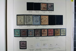 MADAGASCAR 1891-1957, schöne Grundstocksammlung oft doppelt angelegt ...