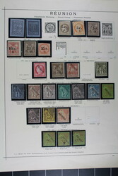 REUNION 1885-1974, schöne Sammlung */gest., teils auch doppelt ...