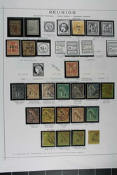 REUNION 1885-1974, schöne Sammlung */gest., teils auch doppelt ...