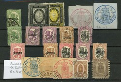 FINNLAND, Lot von Fälschungen und Stempelfälschungen auf kl. ...