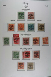 IRLAND 1922-1994, anfangs meist gestempelt und ab 1961postfrische ...