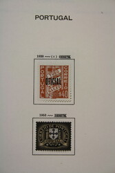 PORTUGAL, Sammlung der Gebührenmarken bis 2002 nahezu komplett auf ...