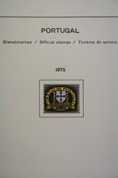 PORTUGAL, Sammlung der Gebührenmarken bis 2002 nahezu komplett auf ...