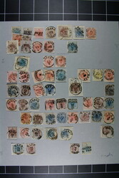 UNGARN, Albumblatt mit Österreich Abstempelungen auf erster Ausgabe, ...