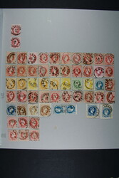 UNGARN, Österreich Stempel a. Frz. Joseph Ausgabe, 55 Marken/Bfste. ...