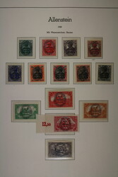 ALLENSTEIN, Posten mit Sammlungen und Sammlungsteilen, dabei bessere ...