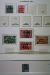 ALLENSTEIN, gestempelte Sammlung mit den Marken oft vielfach mit ...