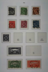 SCHLESWIG, gest. Sammlung inkl. Dubletten auf Albumblättern, dabei ...