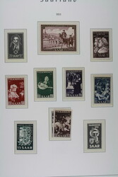 SAAR 1947-1959, postfr. und teils auch ungebr. Sammlung auf ...
