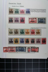 D.B. BELGIEN, kpl. Sammlung der Nr. 1-25 inkl. 23 I/II,24A,B und 25 ...