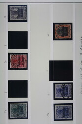 D.B. RUMÄNIEN, gest. Sammlung mit Farben, etc. a. Albumblättern ...