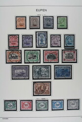 BELG. MILITÄRPOST IM RHEINLAND, gest. Sammlung mit Eupen&amp;Malmedy ...