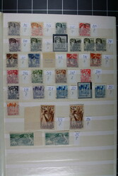 SAARLAND, */** und gest. Sammlung sowie Frz. Zone gestempelt, etwas ...