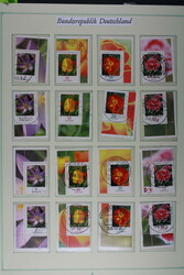 BLUMEN, BUND, Blumen 2005-2020, 40 versch. gest. Werte je aus allen 4 ...