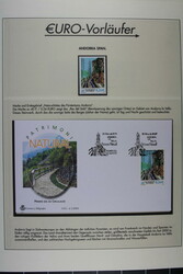 EURO-VORLÄUFER, umfangreiche postfrische Sieger-Abo Sammlung von ...