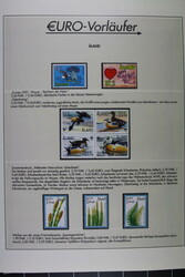 EURO-VORLÄUFER, umfangreiche postfrische Sieger-Abo Sammlung von ...