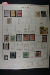 SURINAM 1875-1975, Sammlung ab Nr. 7 mit u.a. 17 *, 136-41, etc. von ...