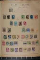 BELGIEN 1858-1936, Slg. ab Klassik in der Breite sehr reichhaltig mit ...